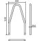 Tree protection hoop | steel tube |  48 x 2,5 mm / |  60 x 2,5 mm | for casting in concrete | steel tube  60 x 2,5 mmtotal width: approx. 800 mmtotal height: approx. 1450 mm | hot-dip galvanized